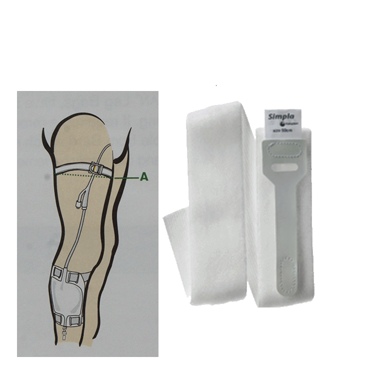 Sangle de maintien pour cathéter Simpla G-Strap 50 cm x 1