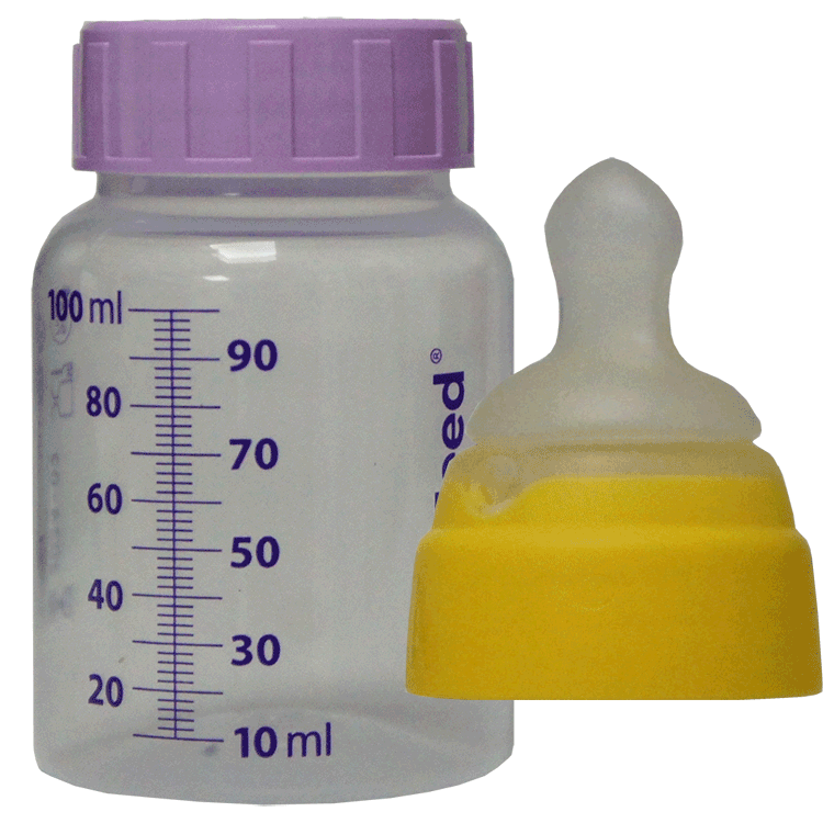 Sterifeed 100 ml zuigfles x 5 + steriele opschroefbare spenen x 24 - 5 soorten