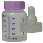 Sterifeed 100 ml Babyflasche x 5 + sterile Schraubsauger x 24 – 5 Typen