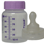 Sterifeed 100 ml Babyflasche x 5 + sterile Schraubsauger x 24 – 5 Typen