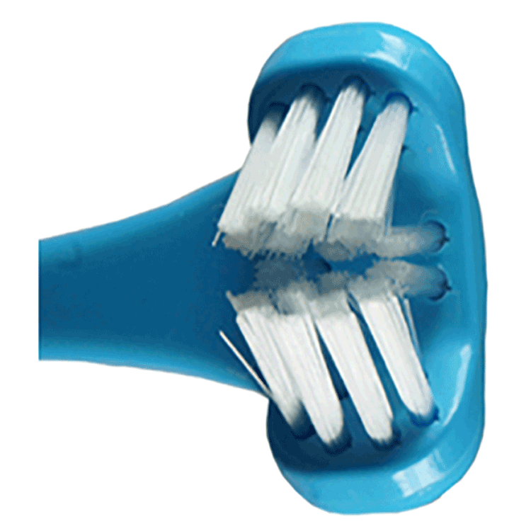 Dr Barmans Superbrush - Brosse à dents 3 faces - 6 à 11 ans
