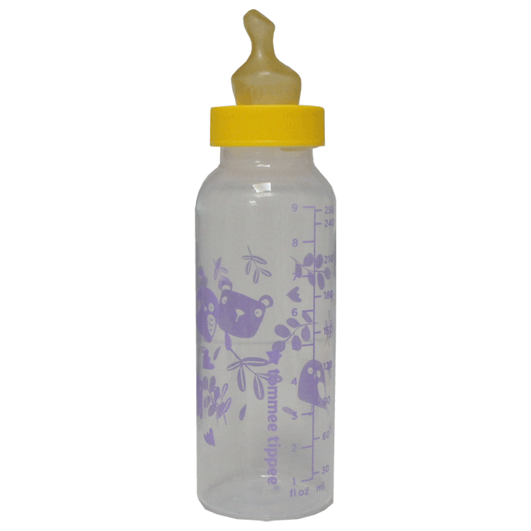 Biberons Tommee Tippee Everyday 0 mois+ 250 ml x 2 avec ou sans 24 tétines jetables stériles SMA