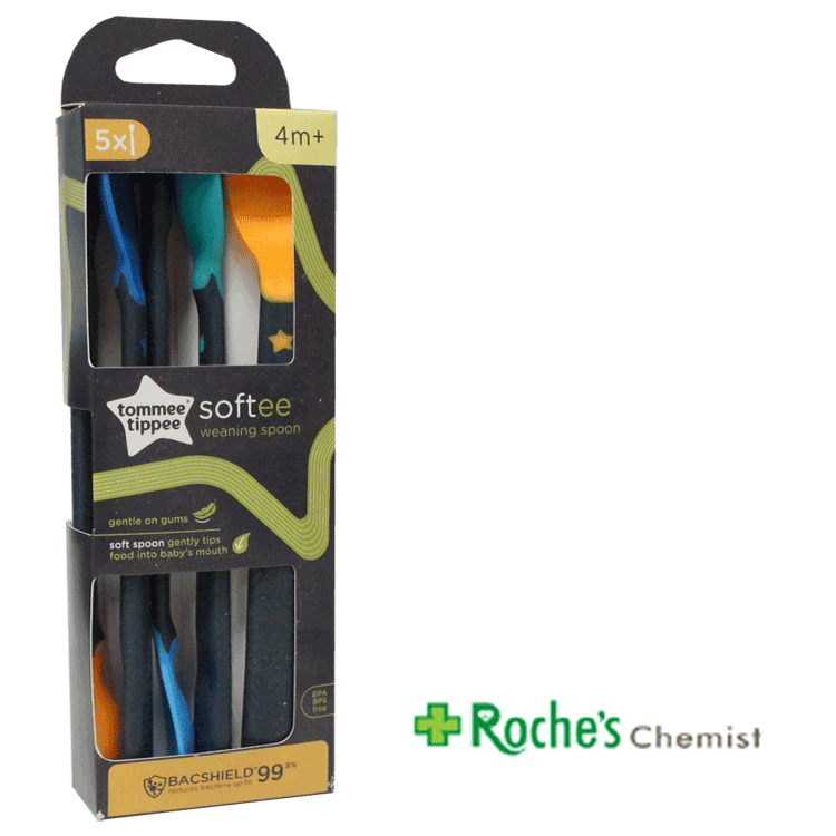 Tommee Tippee Softee Weaning Spoons x 5