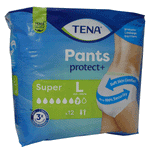 Tena Pants Protect Super - Extra Absorbant - Pull Ups with Elasticated Waist  - Unisex - 2 sizes