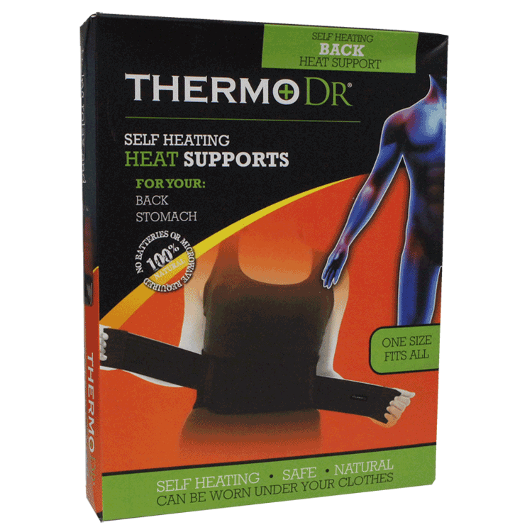 Support de chaleur de chauffage à thermodr - pour l'estomac ou le dos