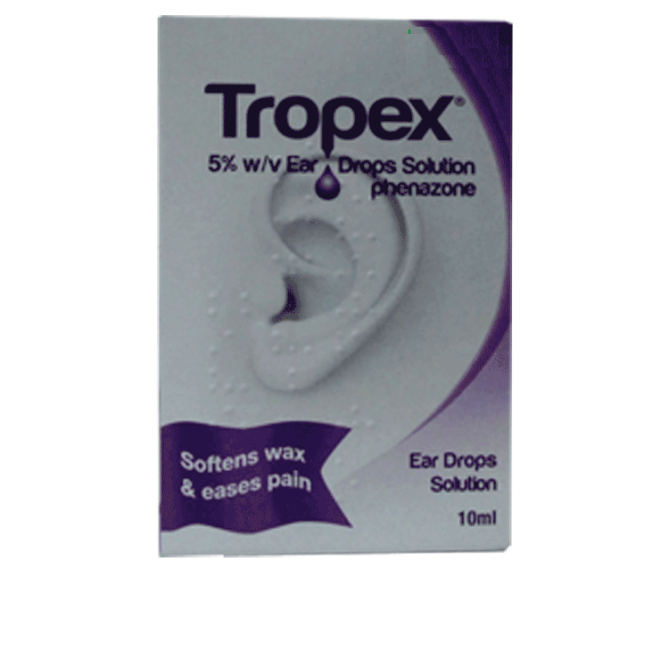 Tropex Ear Drops 10ml - Ear wax removal