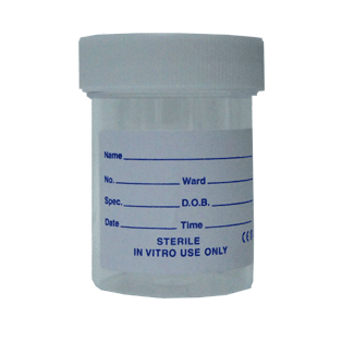 Urine Sample Jar Large 40ml