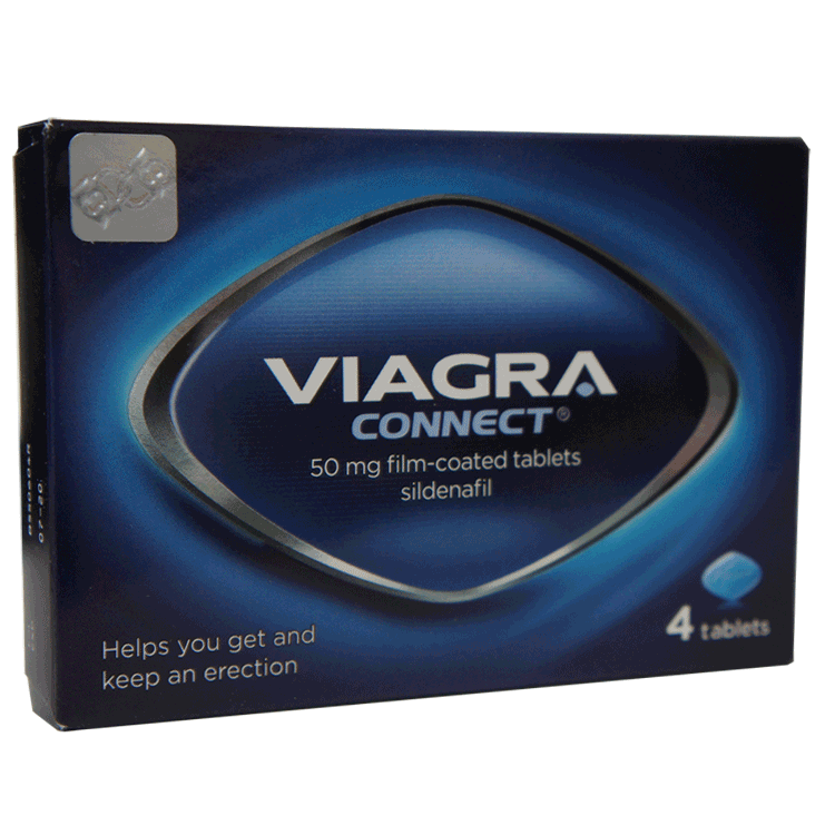 Viagra Connect 50mg  ( Sildenafil )  Tablets x 4