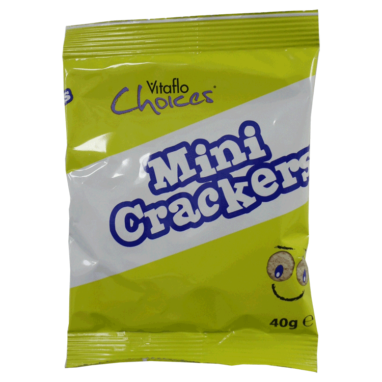 Vitaflo Choices Minicrackers 40 g x 5 pakjes - Laag eiwitbereik
