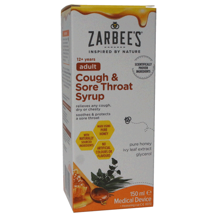 Zarbees Cough and Throat Syrup 150ml