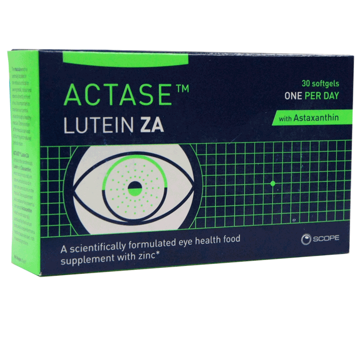 Eyetamins Lutein ZA 30 or 90's x One a day Softgels - For Macular Degeneration - AKA Actase Lutein