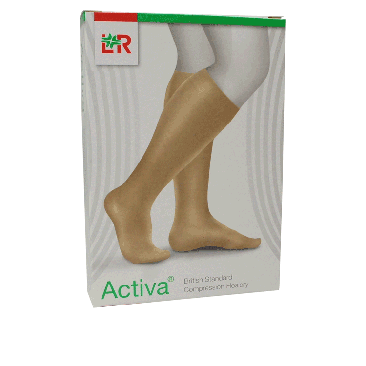 Activa compressiekousen klasse 1 onder de knie - gesloten teen - 4 maten