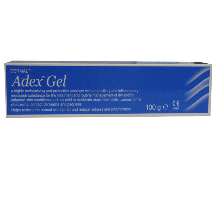 Adex Gel 100g - Gel hydratant anti-inflammatoire pour la peau