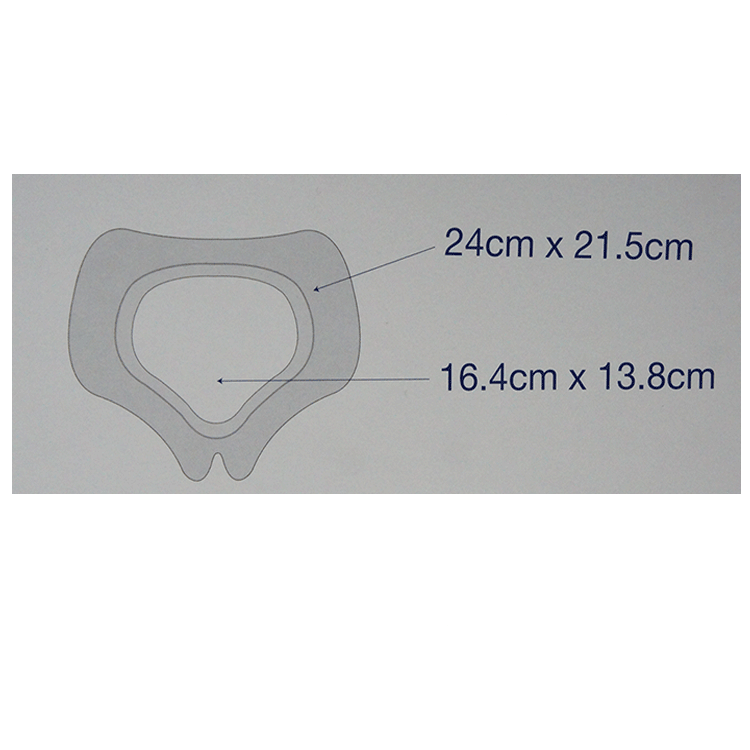 Aquacel Foam Sacral Shape 24 cm x 21,5 cm x 5 pansements adhésifs