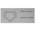 Aquacel Foam Sacral Shape 24 cm x 21,5 cm x 5 pansements adhésifs