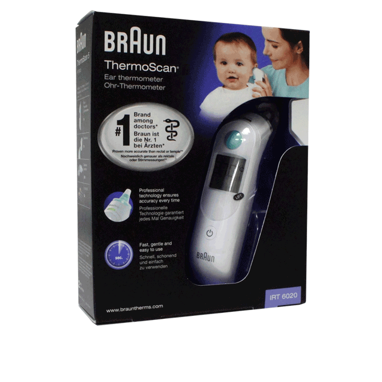 Braun Thermoscan 7 Ear Thermometer with or without spare probe covers