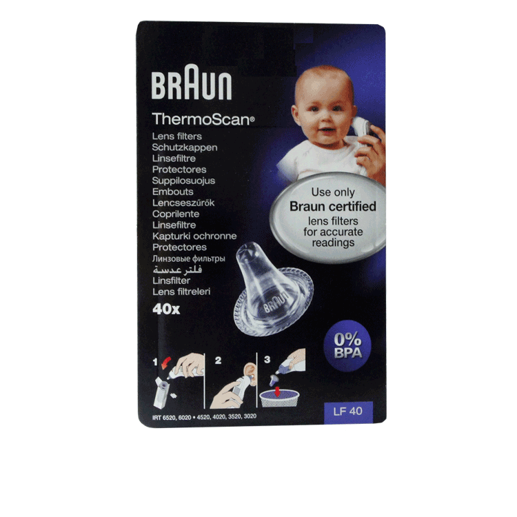 Braun Thermoscan oorthermometer-sondehoezen x 40