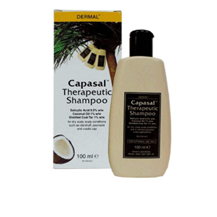 Capasal Coal Tar Shampoo 100ml - For dandruff and psoriasis