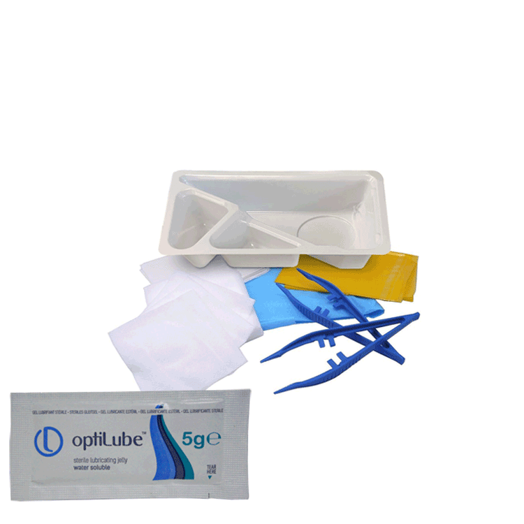 Catheterisation Pack with 2 x Optilube 5g Lubricant Sachets