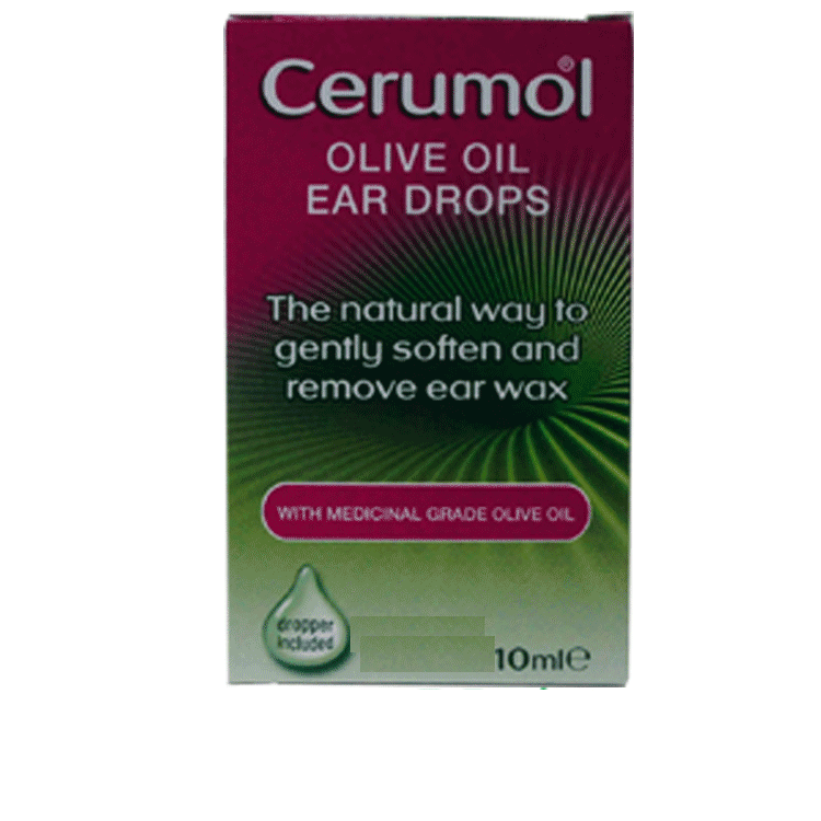 Cerumol Olive Oil Ear Drops 10ml -  For ear wax removal