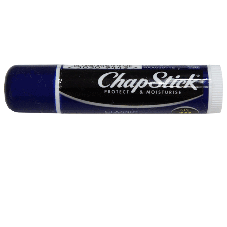 Chapstick Classic Lip Salve SPF 10 - For Dry Lips - 3 Flavours
