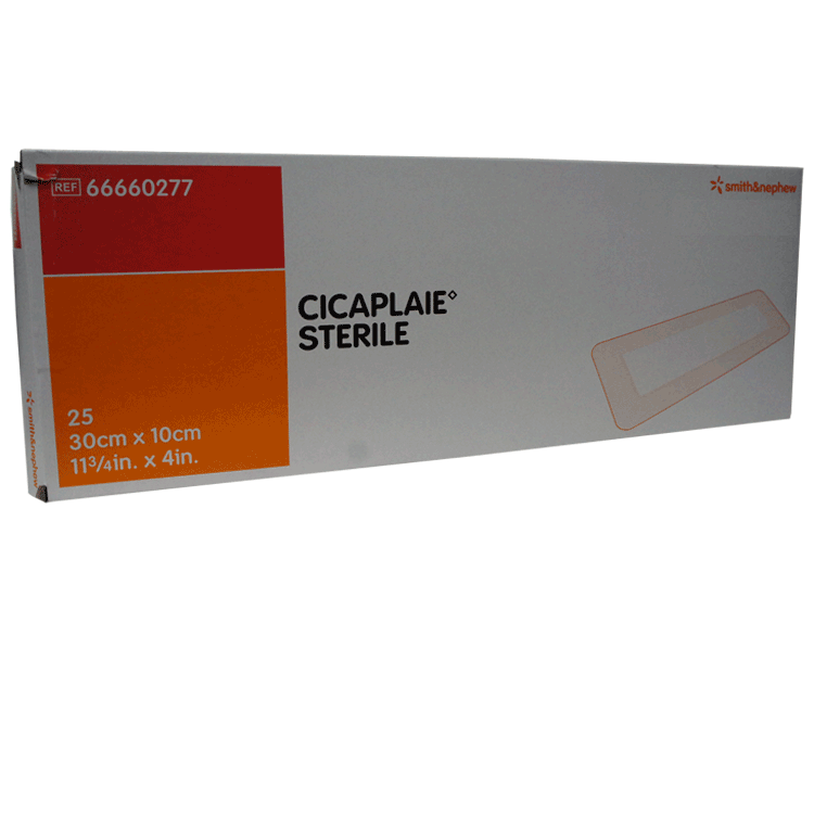 Cicaplaie -  Sterile Island Dressings with adhesive border 30cm x 10cm  x 5