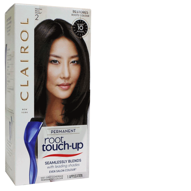 Clairol Root Touch Up 2 Black – Coloration permanente pour cheveux
