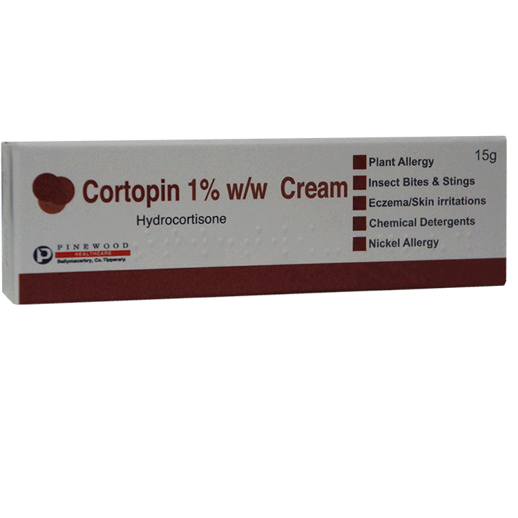 Cortopin 1 % Hydrocortison-Creme 15 g – Gegen Ekzeme, Dermatitis und Insektenstiche
