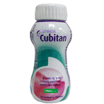 Cubitan Strawberry 200ml  x 6 With or without an Anti-spill screw-on lid