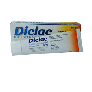 Diclac Gel 100g for relief from pain and inflammation