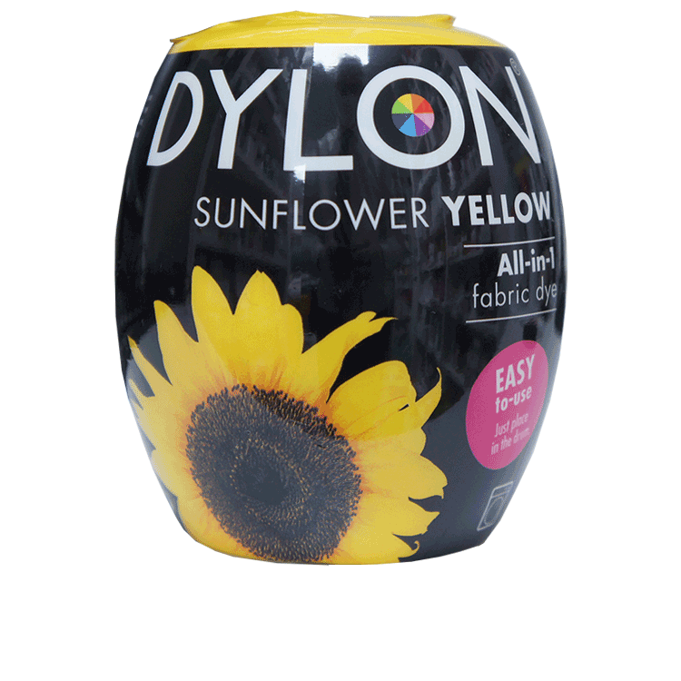 Dylon Sunflower Yellow Machine Dye 350g - Ready to use fabric dye
