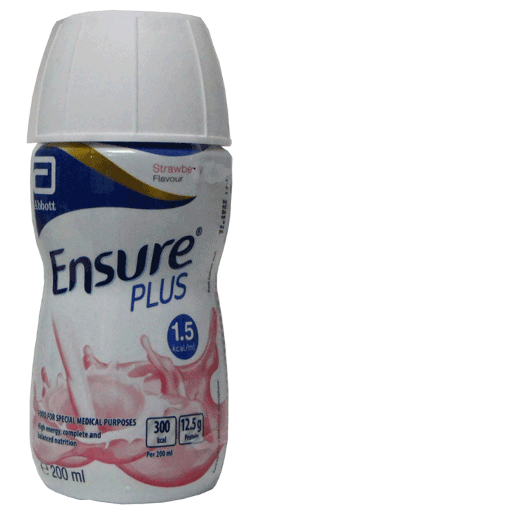 Ensure Plus 1.5kcal Strawberry 200ml - Complete Nutrition