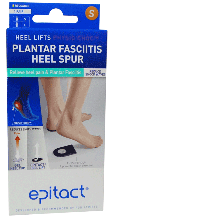 Epitact Fersensporn-Hebevorrichtungen gegen Plantarfasziitis, 2 Stück, wiederverwendbar