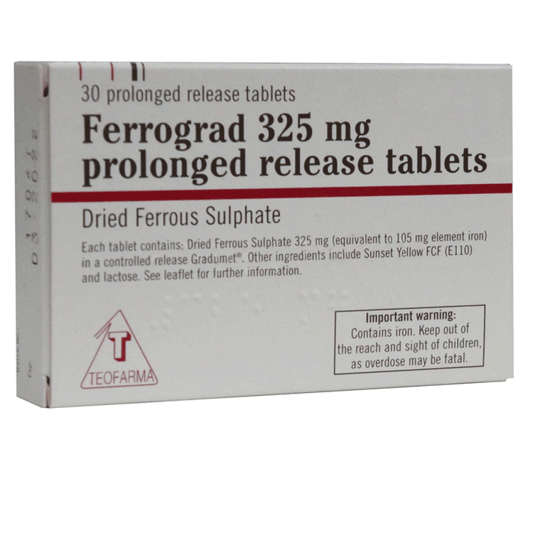 Ferrograd 325 mg Eisentabletten x 30