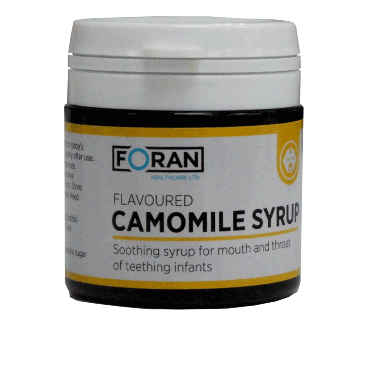 Forans Camomile Syrup 40ml - Soothing syrup for teething babies