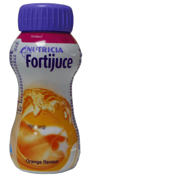 Fortijuce Orange 200 ml x 6 Mit oder ohne aufschraubbarem Anti-Auslauf-Deckel für einen Strohhalm