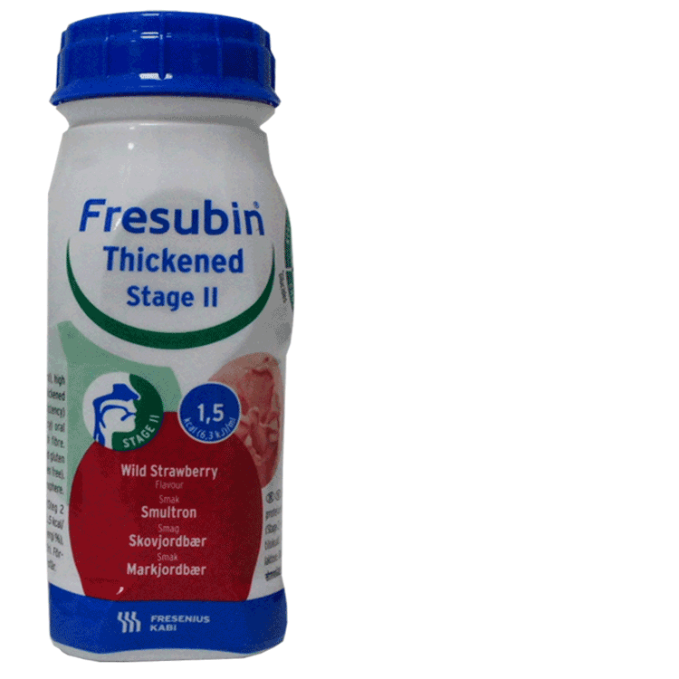 Fresubin Épaissie Étape 2 Fraise des bois 200 ml - Pour les difficultés à avaler