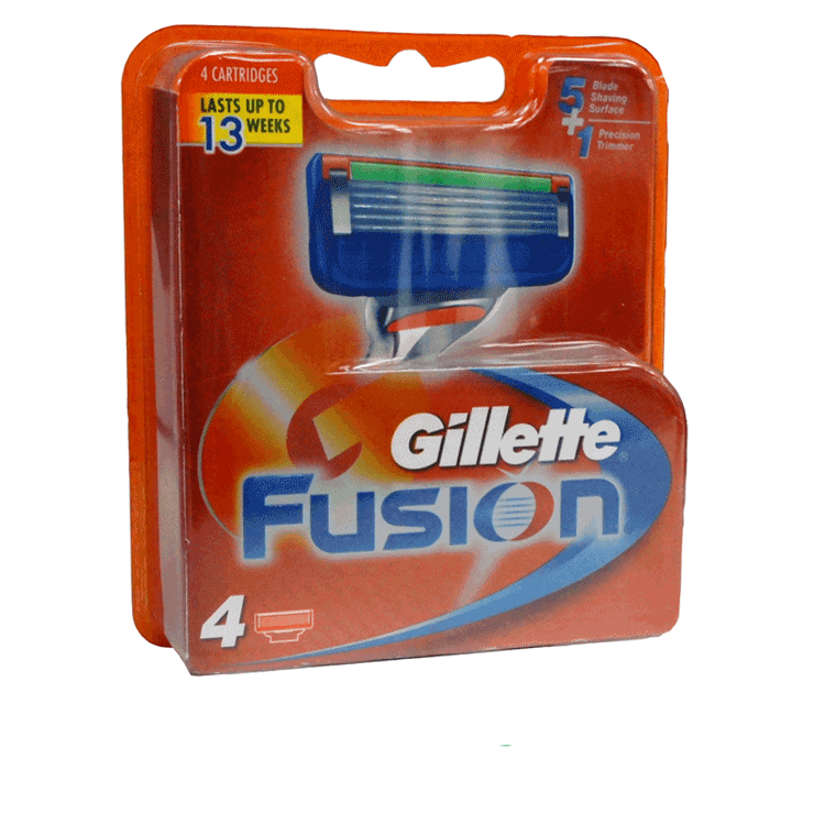 Gillette Fusion Razor Blades x 4