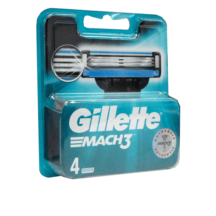 Gillette Mach 3 Rasierklingen x 4