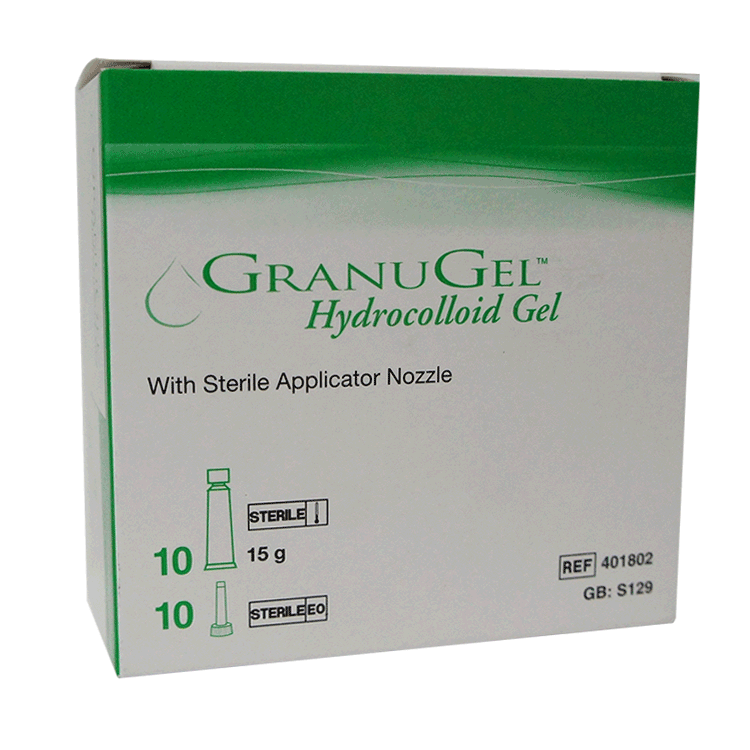 Granugel Hydrocolloid Gel 15g x 5  - Supplied with sterile nozzles
