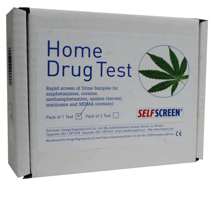 Home Drugstest - Single Urine Test voor amfetaminen, cocaïne, heroïne, marihuana MDMA (ecstasy) en methamfetamine