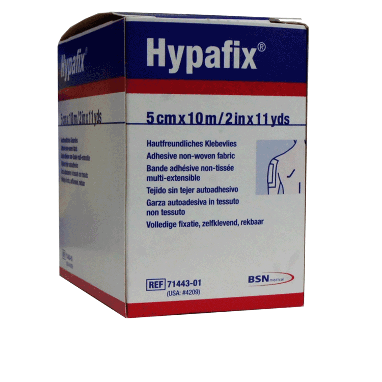 Hypafix 5 cm x 10 mètres - Pansement adhésif en tissu