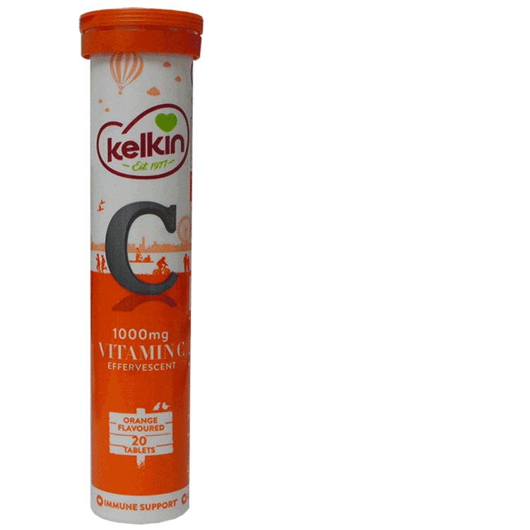 Kelkin Vitamin C Brausetabletten 1000 mg x 20 Tabletten