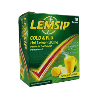 Lemsip verkoudheid en griep 10's - voor pijn en koorts