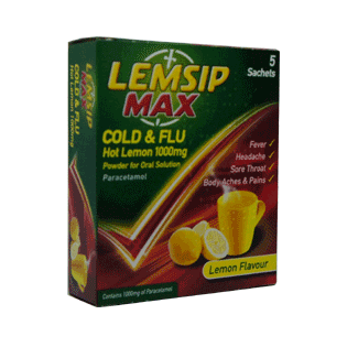 Lemsip Max 5's Lemon Sachets - Pain and Fever