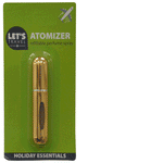 Atomiseur de parfum rechargeable - Métallisé mat - 4 types - Noir, Or, Argent ou Rose