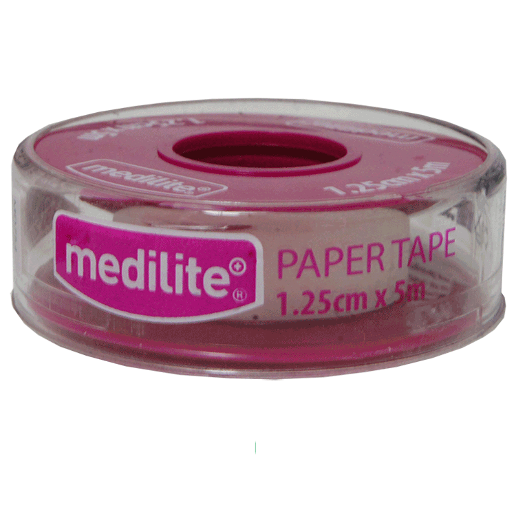 Ruban adhésif en papier Medilite 1,25 cm x 5 mètres