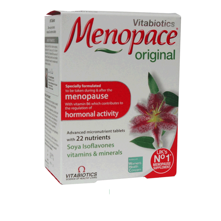 Menopace Original 90 Comprimés de Vitabiotics - Pour la Ménopause