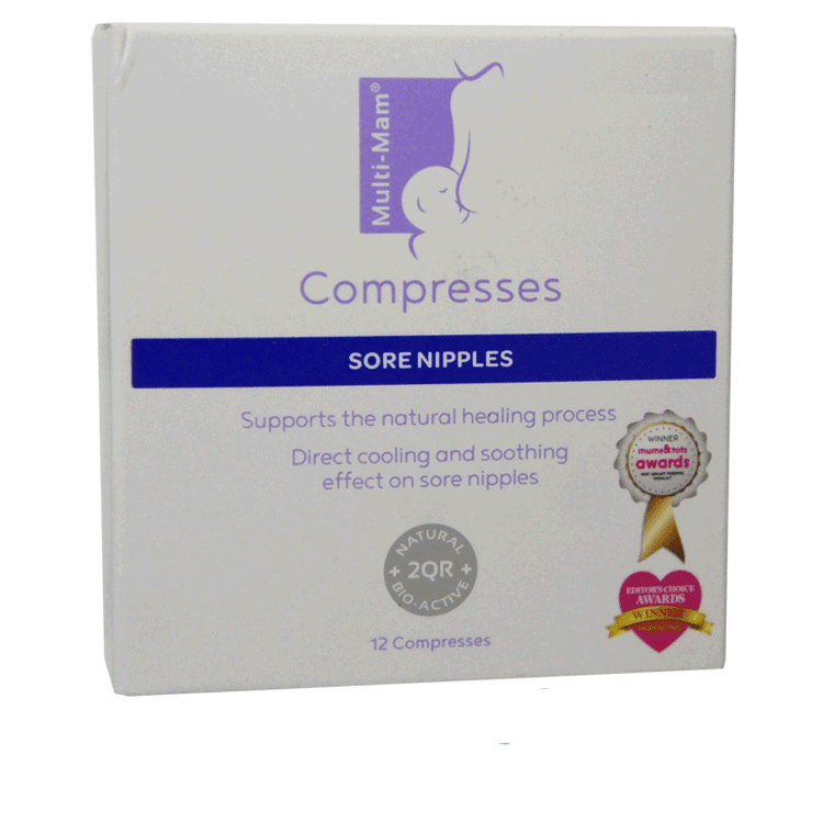 Multi Mam Compresses x 12 - For sore nipples