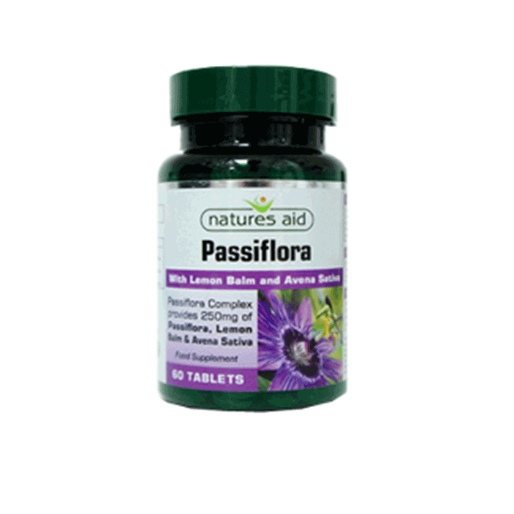 Natures Aid Passiflora 60 Tabletten gegen Schlaflosigkeit